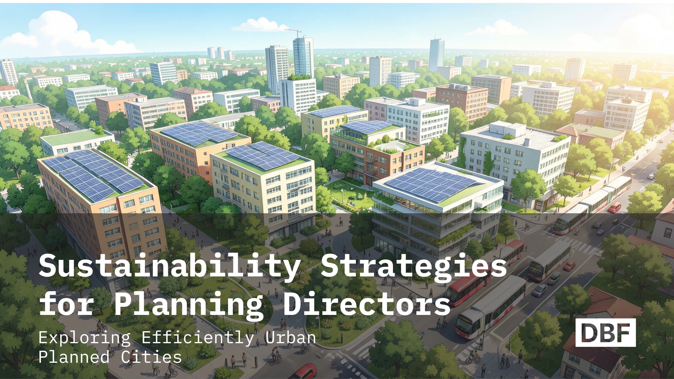 Efficient Urban Planned Cities: Sustainability Strategies for Planning Directors