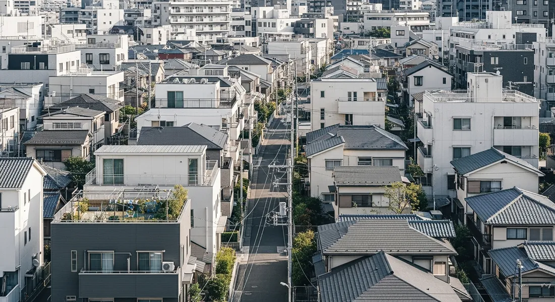 Japanese residential neighbourhood
